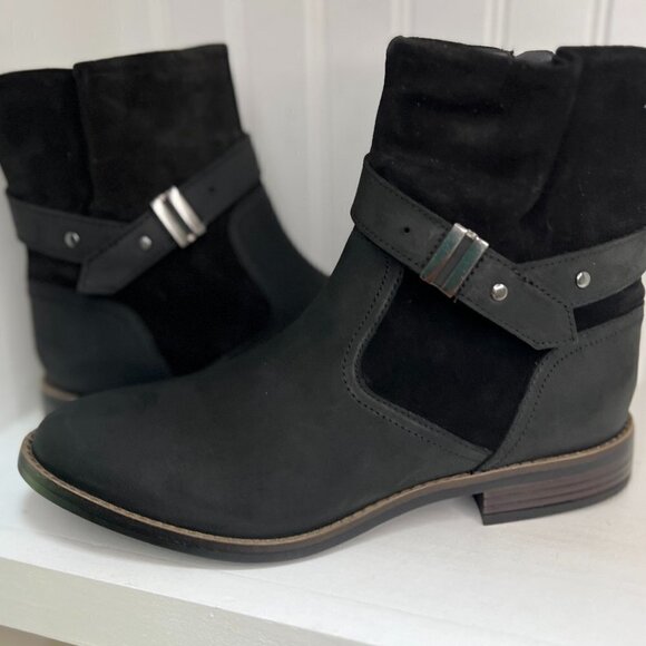 Clarks Shoes - Clarks Womens Camzin Strap Strappy Dressy Ankle Boots Size 9